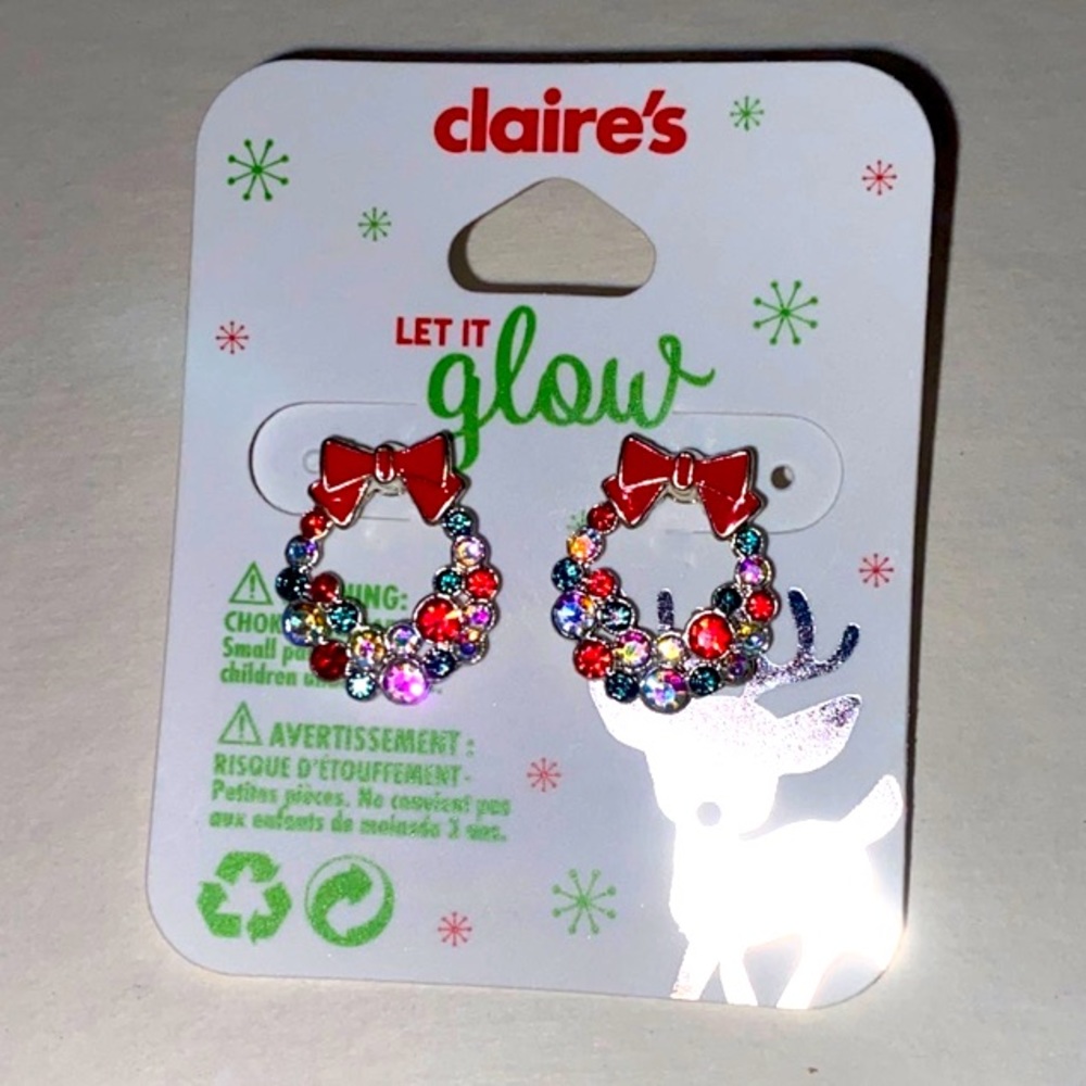 Claire’s Christmas Earrings